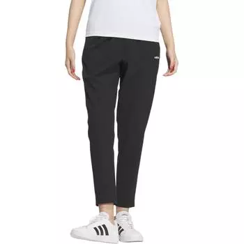 Adidas Удобные, приятные для кожи, эластичные, повседневные брюки с девятью точками, женские, черные, JI6003 S