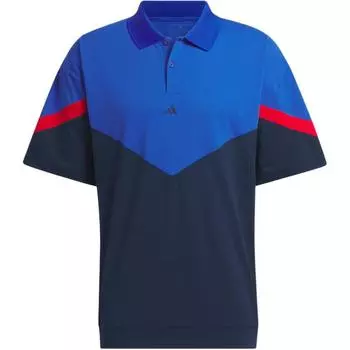 Adidas Ultimate365 Color Block свободная дышащая удобная рубашка поло с коротким рукавом мужские рубашки поло королевского синего цвета IY5552 S