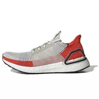 Adidas UltraBoost 19 Active Orange Мужские кроссовки Raw-White Footwear-White F35245