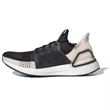 Adidas UltraBoost 19 Black Linen Мужские кроссовки Core-Black Crystal-White G27506