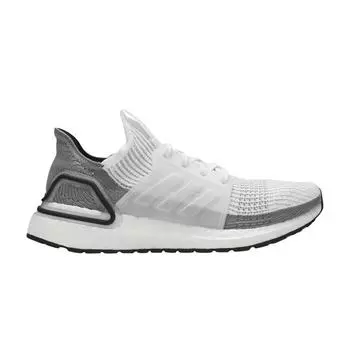 Adidas UltraBoost 19 Grey White Женские кроссовки Cloud-White Crystal-White Grey-Two B75880
