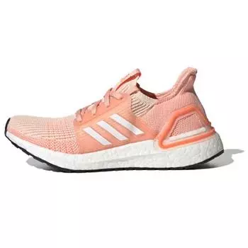 adidas UltraBoost 19 J Linen Glow Pink Женские кроссовки Cloud-White EF0927