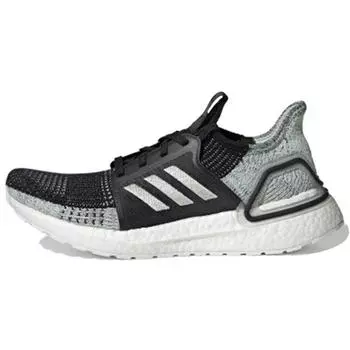 Adidas UltraBoost 19 Linen Green Женские кроссовки Black Core-Black Ash-Green G27484
