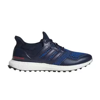 Adidas UltraBoost 1.0 Spikeless Golf Collegiate Темно-синие кроссовки унисекс Синие ярко-красные IE2137 37