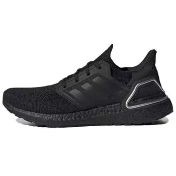 Adidas UltraBoost 20 Black Silver Metallic Мужские кроссовки Core-Black FV8333