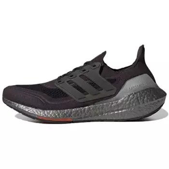 Adidas UltraBoost 21 Carbon Solar Red Мужские кроссовки Серые FY3952 40