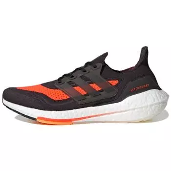 Adidas UltraBoost 21 Carbon Solar Red Мужские кроссовки Black Core-Black FZ2559 44