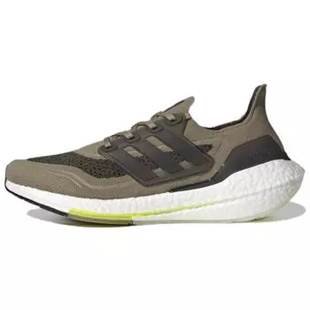 Adidas UltraBoost 21 Orbit Green Мужские кроссовки Core-черный кислотно-желтый S23879 39