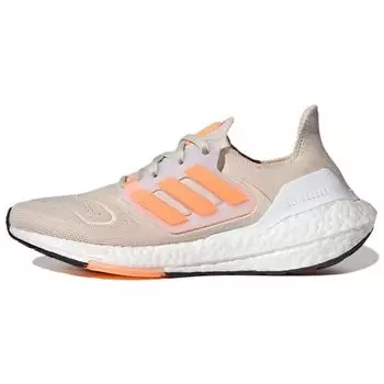 Adidas UltraBoost 22 Aluminium Beam Orange Женские кроссовки Cream Core-Black GX6666 36