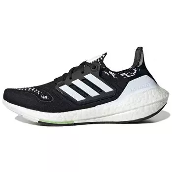 adidas UltraBoost 22 Black White Почти салатовый женские кроссовки Core-Black Cloud-White GX8019 36