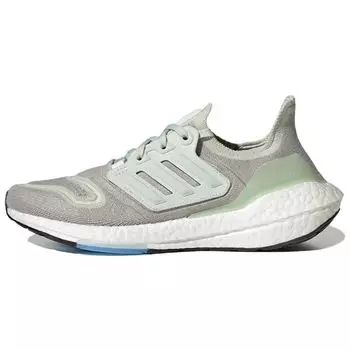 Adidas UltraBoost 22 Metal Grey Line Green Женские кроссовки Off-White GY7285