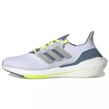 Adidas UltraBoost 22 White Linen Green Мужские кроссовки Cloud-White Metal-Grey GX5912 42