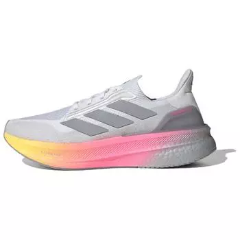 adidas Ultraboost 5X Белые Ярко-розовые Мужские Кроссовки Серые Облачно-белые Серебристый ореол IH0636 42