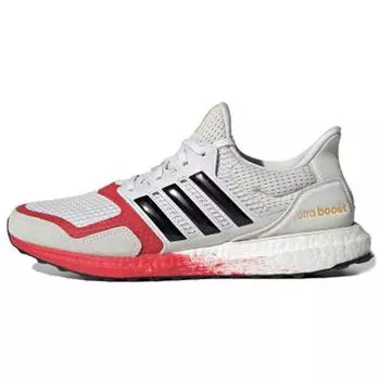 adidas UltraBoost DNA Grey Lush Red мужские кроссовки Orbit-Grey Core-Black FW4905
