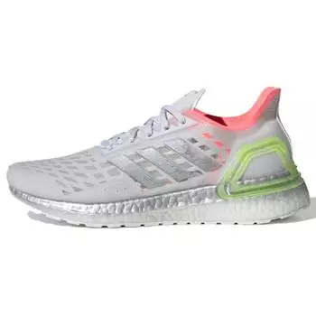Adidas UltraBoost PB Grey Silver Metallic Женские кроссовки Dash-Grey Light-Flash-Red EG0420