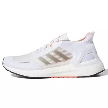 Adidas UltraBoost Summer.Rdy White Solar Red Женские кроссовки Cloud-White Core-Black EH1208