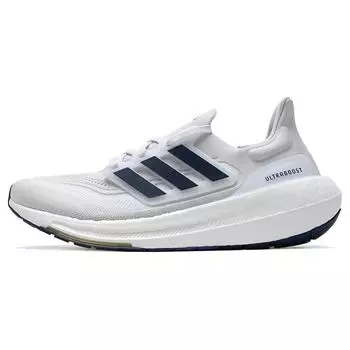 adidas UltraBoost светло-белые темно-синие мужские кроссовки кристально-белый золотисто-металлический ID3285 39