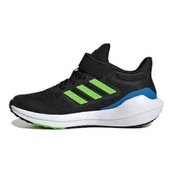 Adidas Ultrabounce Big Kid Black Lucid Lime Детские кроссовки Core-Black Обувь-Белый IG5396 28