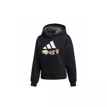 Adidas UR Толстовка с капюшоном Женская толстовка Черная GK8673 M