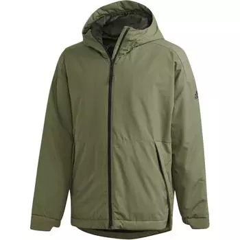 Adidas Urban Traveler теплая удобная куртка для мужчин, зеленая FI7148 M