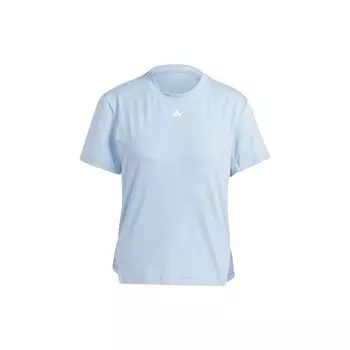 Adidas Versatile Tee Быстросохнущая футболка для фитнеса с короткими рукавами Женские топы Голубой IL1366 S