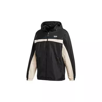 Adidas Весенняя спортивная куртка с капюшоном и длинным рукавом Мужская верхняя одежда Черный GJ6742 L