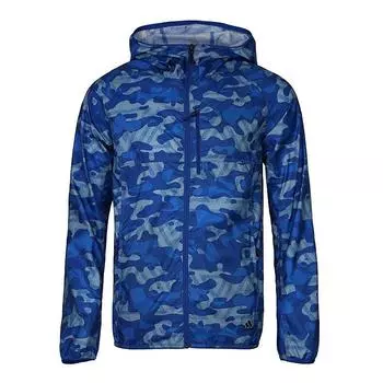 Adidas Ветровка 1 Lifestyle Series, мужская куртка с капюшоном и длинным рукавом, синяя, CV4851 XL