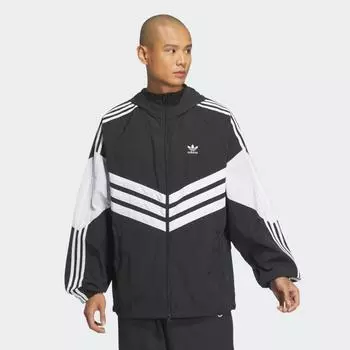 Adidas Ветровка Adicolor Jm7260 Черный Белый M