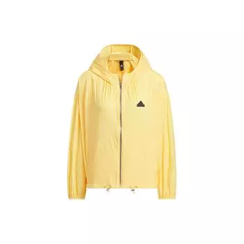 Adidas Ветровка Куртка Женская Топы Желтый IM8836 L