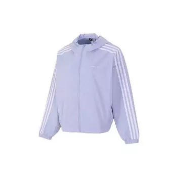 Adidas Ветровка Neo Side Stripe Куртка женская светло-фиолетовая H18581 M