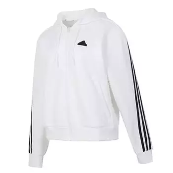 Adidas Ветровка с логотипом, женская куртка, белая IW5254 L