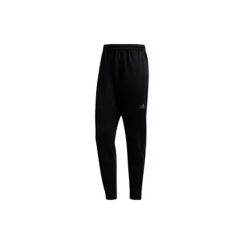 Adidas Вязаные джоггеры с принтом алфавита, мужские брюки, черные FM5427 XXL
