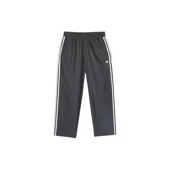 Adidas Вязаные спортивные брюки унисекс с эластичной полоской Originals, черные IU0118