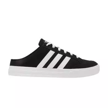 Adidas VS Set Мюли Черно-Белые Кроссовки Унисекс Core-Black Cloud-White FX4850