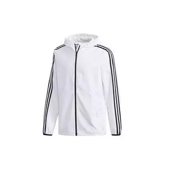 Adidas WB Classic 3S Тканая приталенная куртка Мужская Верхняя одежда Белый DW4620 S