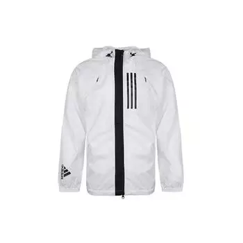 Adidas WND ветрозащитная дышащая куртка с капюшоном мужские куртки белые DZ0048 XL