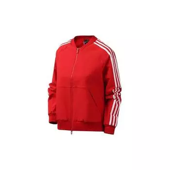 Adidas WV Bomber 3S Slim Fit Спортивная куртка Женская Верхняя одежда Красный FK3510 XS