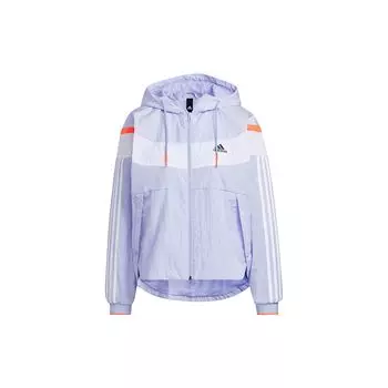 Adidas Wx Color Block Ветровка Куртка Женская Куртки Фиолетовый HD0368 M