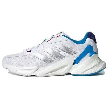 Adidas X9000L4 Cold.RDY Белые ярко-синие кроссовки унисекс Cloud-White Silver-Metallic GY1333 42