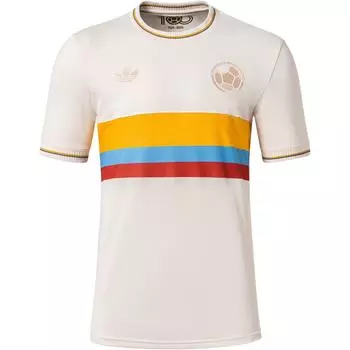 adidas Колумбия 24 Юбилейная Джерси Меловой Белый Мужская Уличная Одежда IT2743 XS