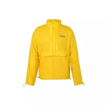 Adidas X Daniel Патрик Совместный бренд сплошной цвет с буквенным логотипом и нашивкой на молнии с воротником-стойкой Свободная куртка Мужская куртка Желтый GK8644 XL