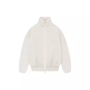 Adidas X Fear of God Athletics Толстая флисовая спортивная куртка Oatmeal Unisex Верхняя одежда белого цвета IW8920 XXL