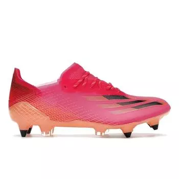 Adidas X Ghosted.1 SG Shock Pink Screaming Orange Мужские кроссовки Черные FW6892 40