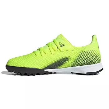 Adidas X Ghosted.3 TF J Solar Yellow Детские кроссовки Cloud-White Royal-Blue FW6926 35