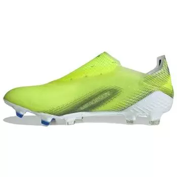 Adidas X Ghosted+ FG Solar Yellow Мужские кроссовки Core-Black Royal-Blue FW6911 42