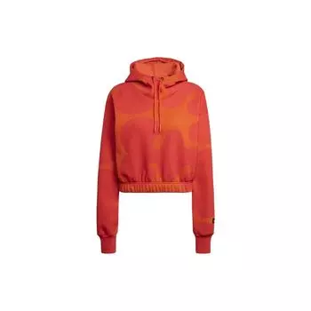 Adidas X Marimekko Толстовка с рисунком и завязками Женская толстовка оранжевого цвета HJ7306 S