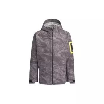 Adidas x National Geographic Allover Print Rain.Rdy Уличная куртка Мужская верхняя одежда Серебристый Фиолетовый IS9512 M
