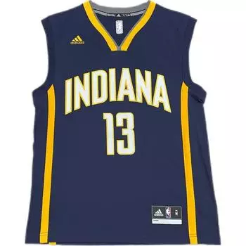 Adidas X NBA Collaboration George Indiana Pacers Удобная майка унисекс майки темно-синие 7818A-312-AEB2511 S