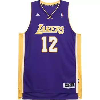 Adidas X NBA Collaboration Los Angeles Lakers 12-13 сезон вышитая модная универсальная баскетбольная майка мужская майки белая K91857 S