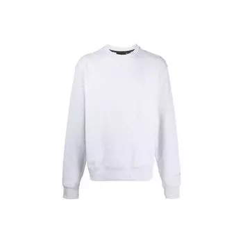 Adidas X Pharrell Williams Совместный однотонный хлопковый пуловер с круглым вырезом, топы унисекс, серый GM1973 XS